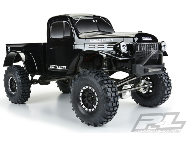 Pro-Line 1946 Dodge Power Wagon Tough-Color (Black) Body PL3499-18