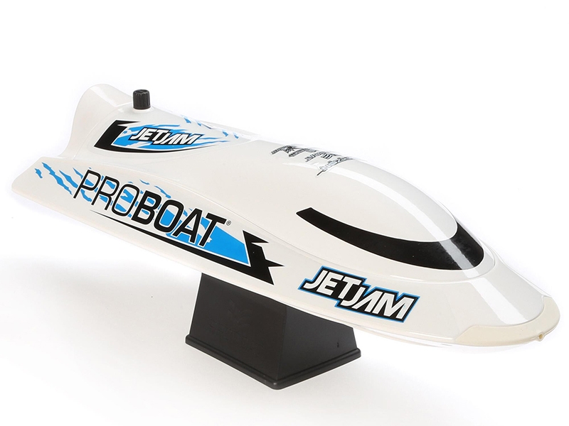 ProBoat Jet Jam V2 12in Self-Righting Pool Racer Brushed RTR - White B-PRB08031V2T2