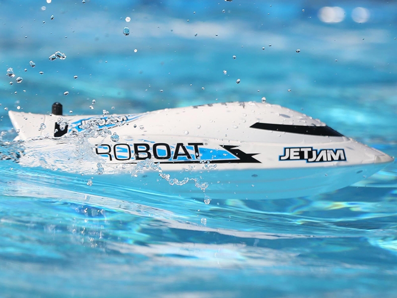 ProBoat Jet Jam V2 12in Self-Righting Pool Racer Brushed RTR - White B-PRB08031V2T2