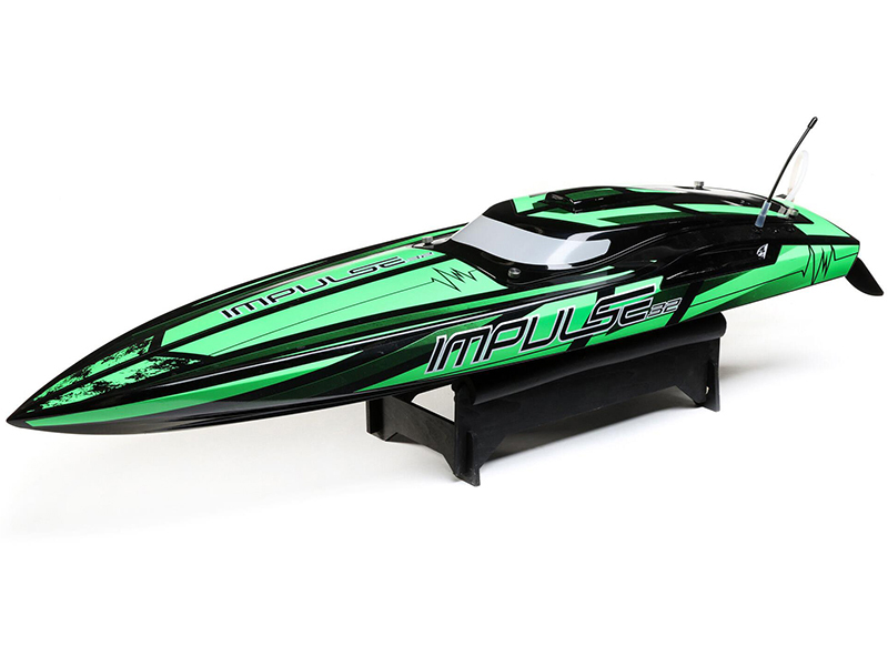 ProBoat Impulse 32 Brushless Deep-V RTR with Smart - Black/Green B-PRB08037T1