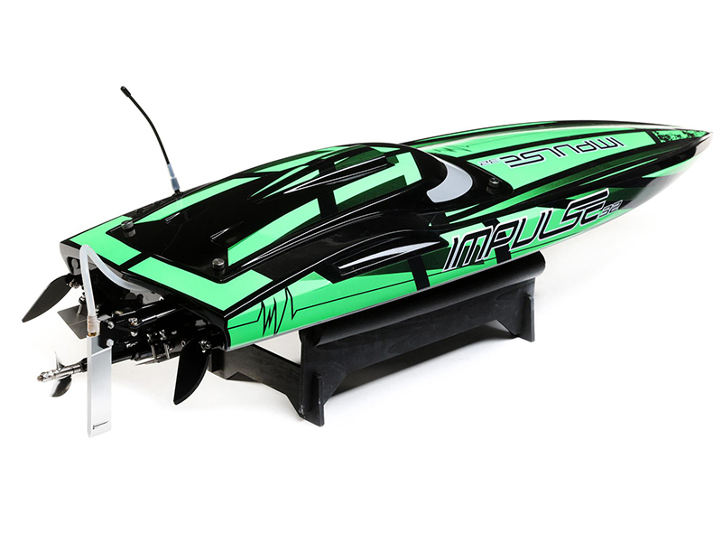 ProBoat Impulse 32 Brushless Deep-V RTR with Smart - Black/Green B-PRB08037T1