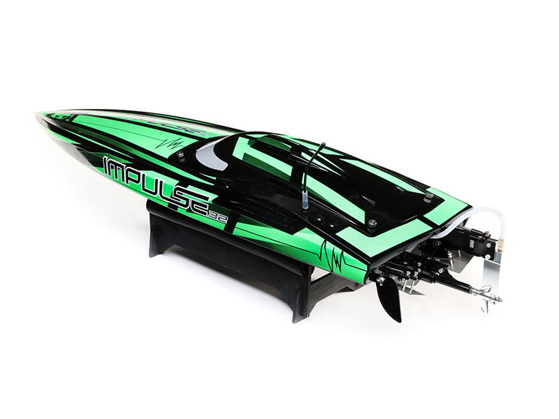 ProBoat Impulse 32 Brushless Deep-V RTR with Smart - Black/Green B-PRB08037T1