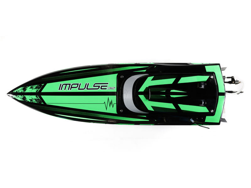 ProBoat Impulse 32 Brushless Deep-V RTR with Smart - Black/Green B-PRB08037T1