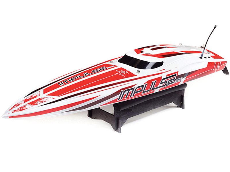 ProBoat Impulse 32 Brushless Deep-V RTR with Smart - White/Red B-PRB08037T2