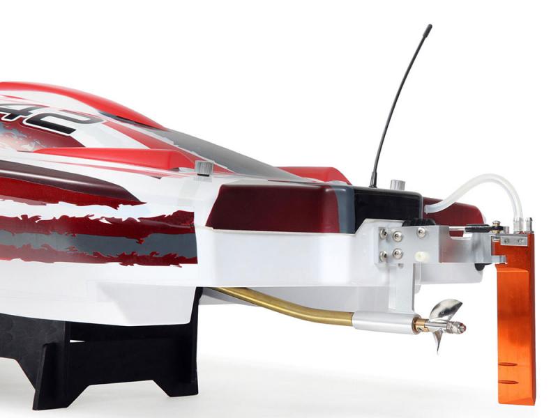 ProBoat Blackjack 42inch 8S Brushless Catamaran RTR - White/Red B-PRB08043T2