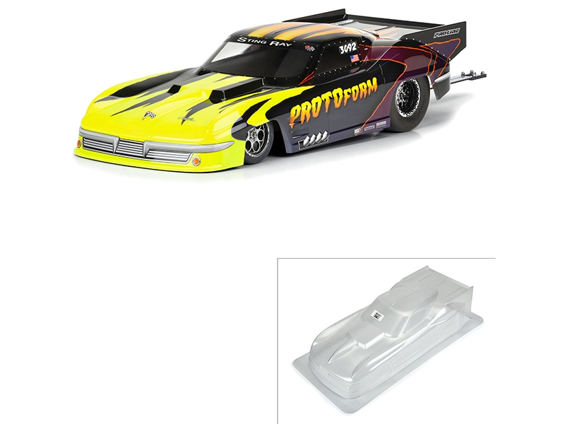 PROTOform 1/10 1963 Chevrolet Corvette Stingray Pro Mod Clear Body ...