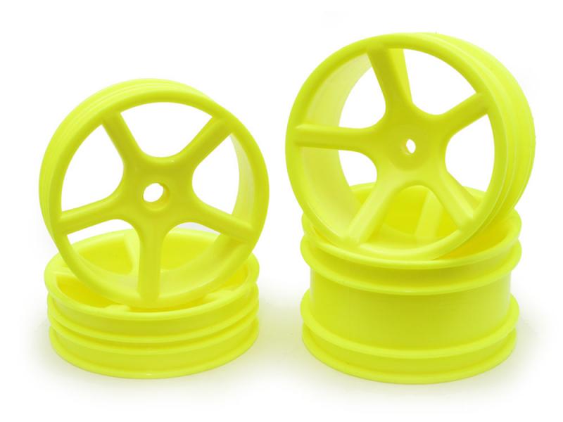 JC Racing Products RC10 Classic 5 Spoke - Yellow (4) JCRC10-Y