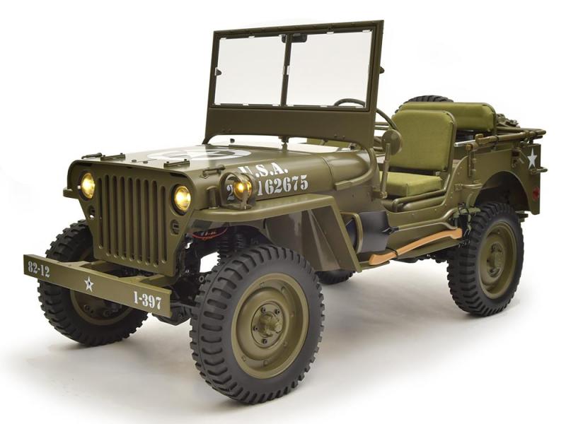 ROC Hobby 1/6TH Willys Military Scaler RTR  ROC001RS