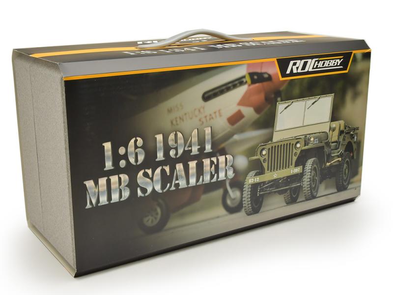 ROC Hobby 1/6TH Willys Military Scaler RTR  ROC001RS