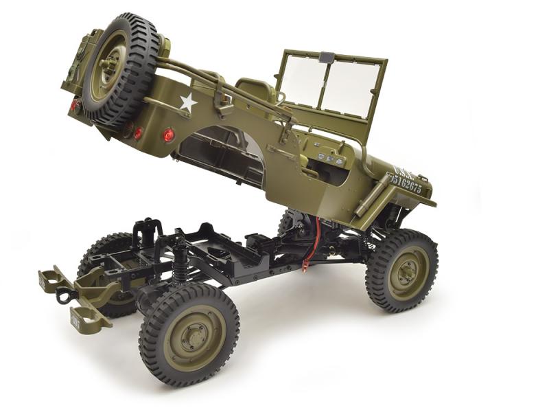 ROC Hobby 1/6TH Willys Military Scaler RTR  ROC001RS