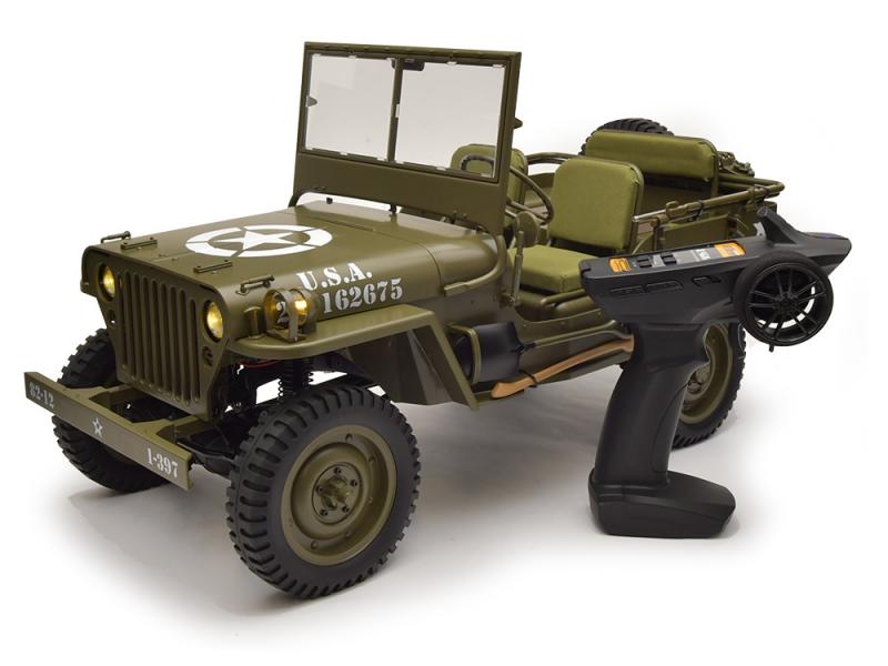 ROC Hobby 1/6TH Willys Military Scaler RTR  ROC001RS