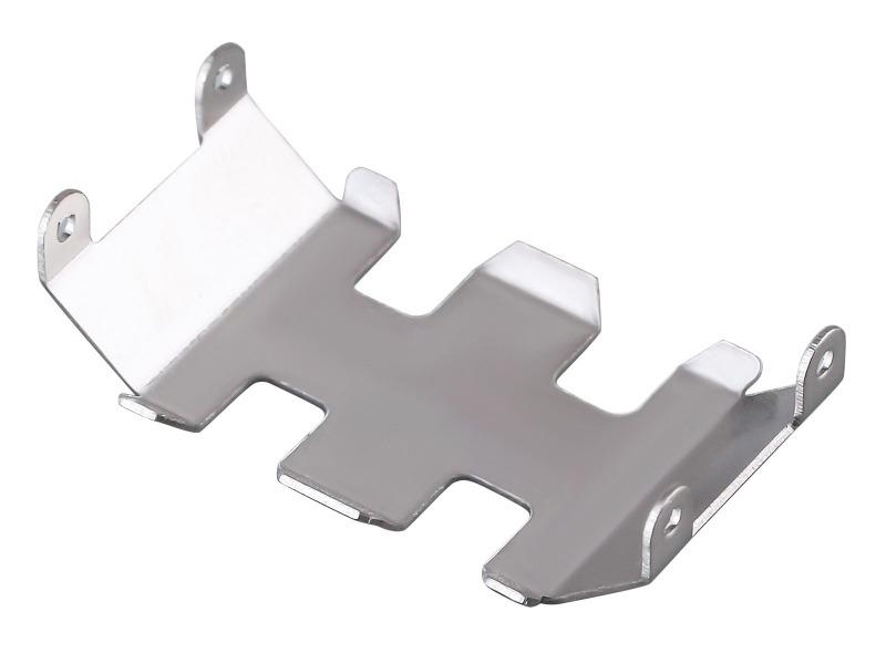 Injora Stainless Steel Chassis, Gearbox Axle Skid Plate for Axial SCX24 SCX24-01