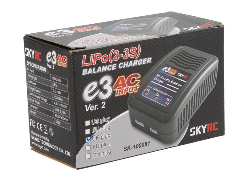 Chargeur LiPo 2S-3S e3 SKYRC