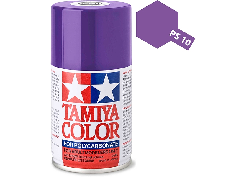 Tamiya PS-10 Purple Polycarbonate Spray Paint 86010