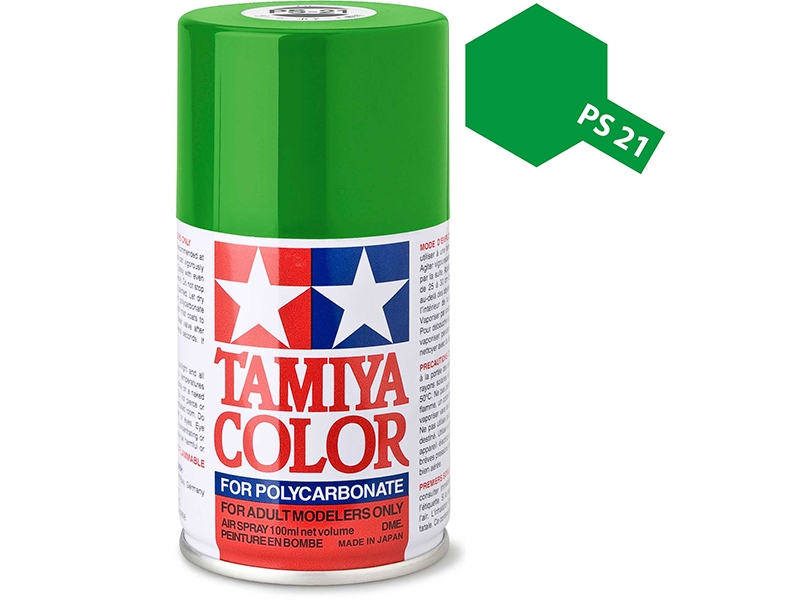 Tamiya PS-21 Park Green Polycarbonate Spray Paint 86021