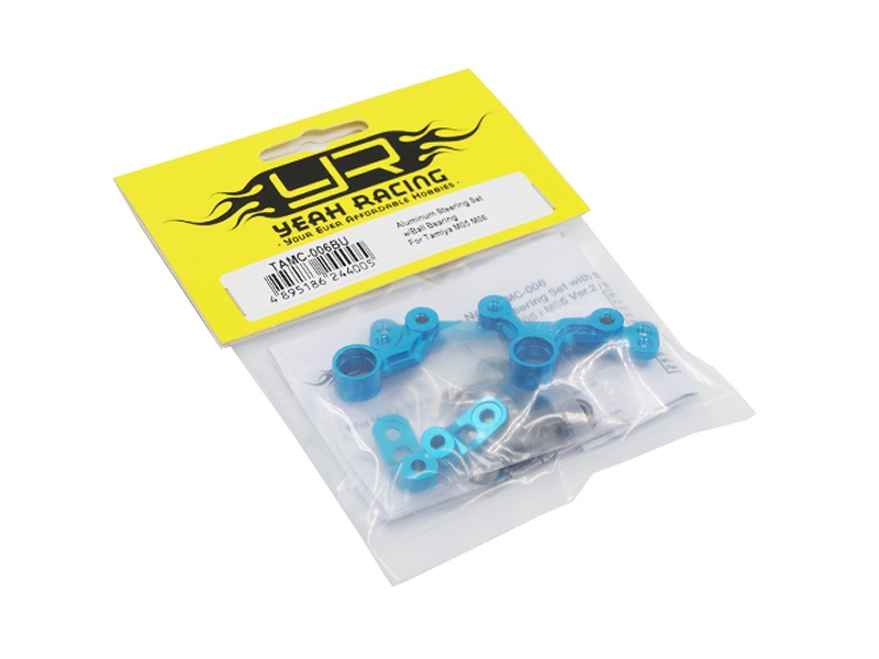 Yeah Racing Aluminium Steering Set with Ball Bearing for Tamiya M05 M06 TAMC-006BU