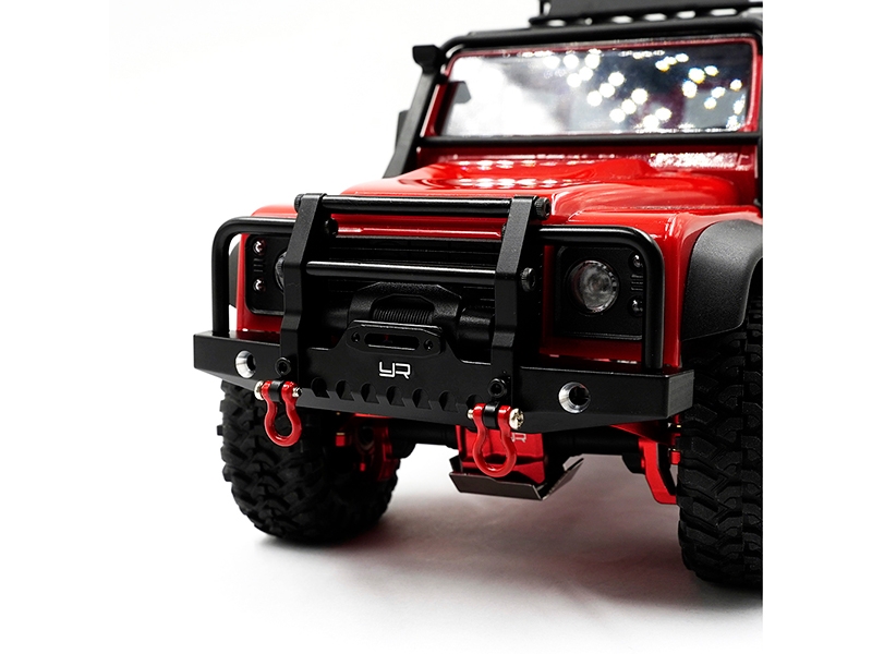 Yeah Racing Aluminium Front and Rear Bumper for TRX-4M Defender TR4M-022BK