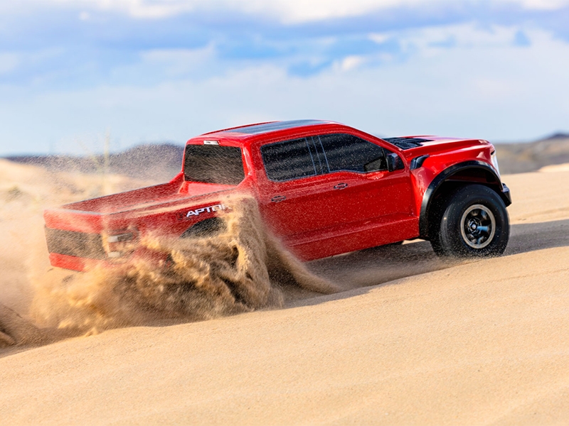 Traxxas Ford Raptor R 1:10 Pro Scale 4WD Brushless Replica Truck - Red TRX101076-4-RED