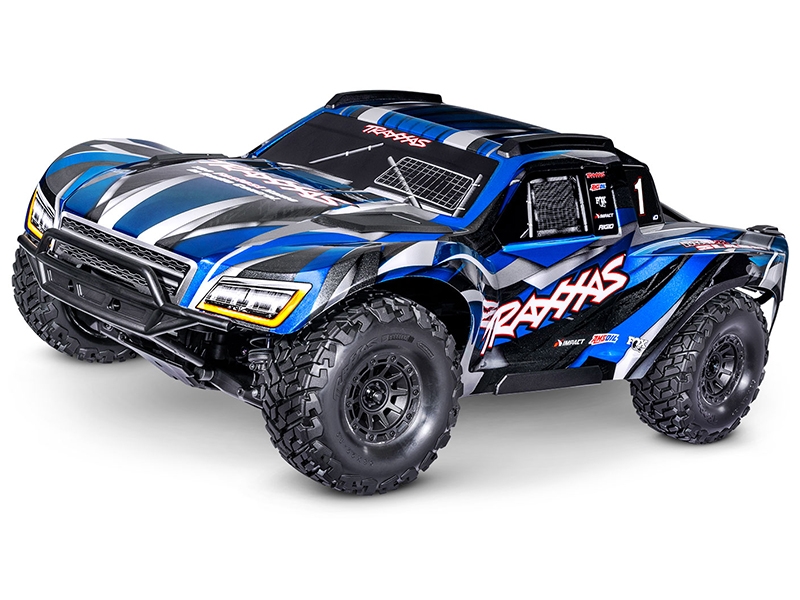 Traxxas Maxx Slash 1/8 4WD 6S Brushless Short Course Truck - Blue TRX102076-4-BLUE