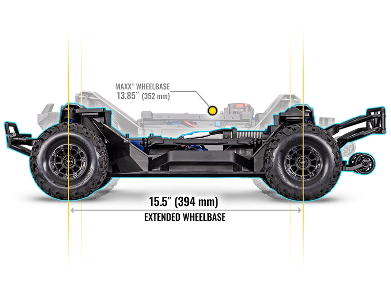 Traxxas Maxx Slash 1/8 4WD 6S Brushless Short Course Truck - Rock N Roll TRX102076-4-RNR