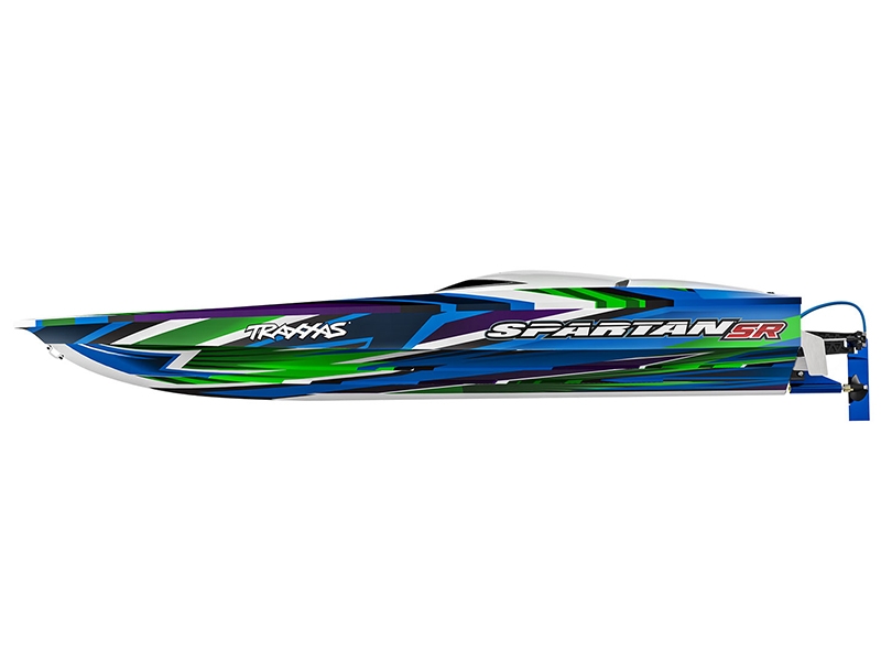 Traxxas Spartan SR VXL 1:10 36in Electric Brushless Race Boat - Green TRX103076-4-GRN