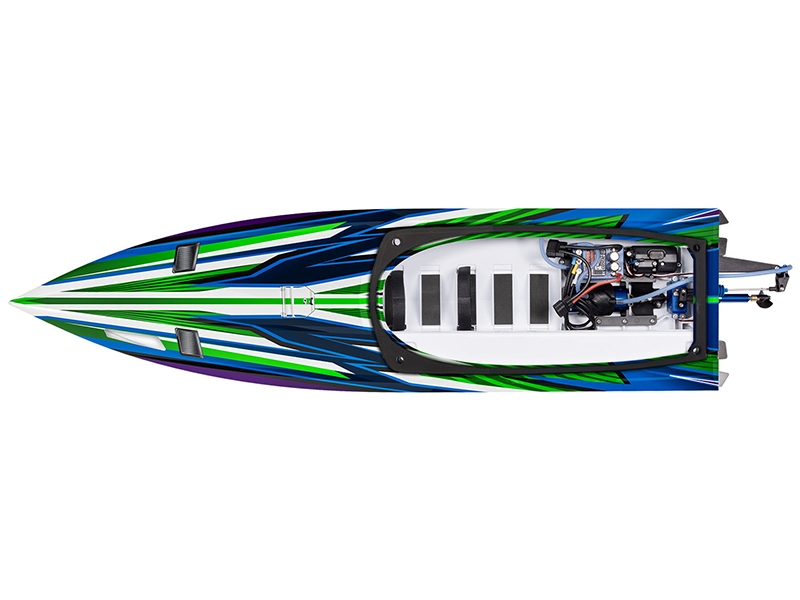 Traxxas Spartan SR VXL 1:10 36in Electric Brushless Race Boat - Green TRX103076-4-GRN