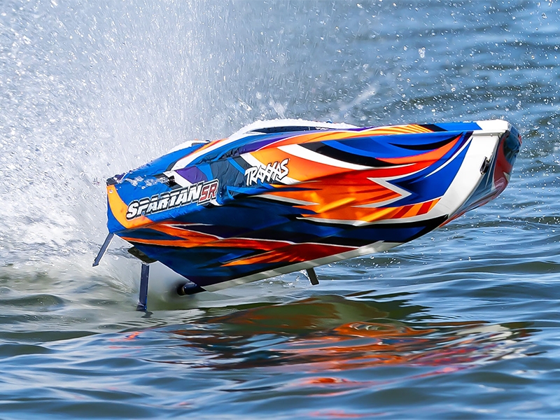 Traxxas Spartan SR VXL 1:10 36in Electric Brushless Race Boat - Orange TRX103076-4-ORNG