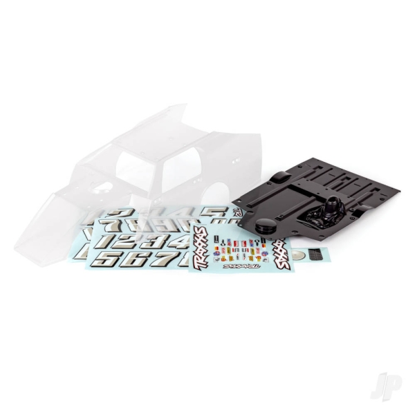 Traxxas Body Slash Mudboss clear trimmed requires painting decal sheets TRX10411
