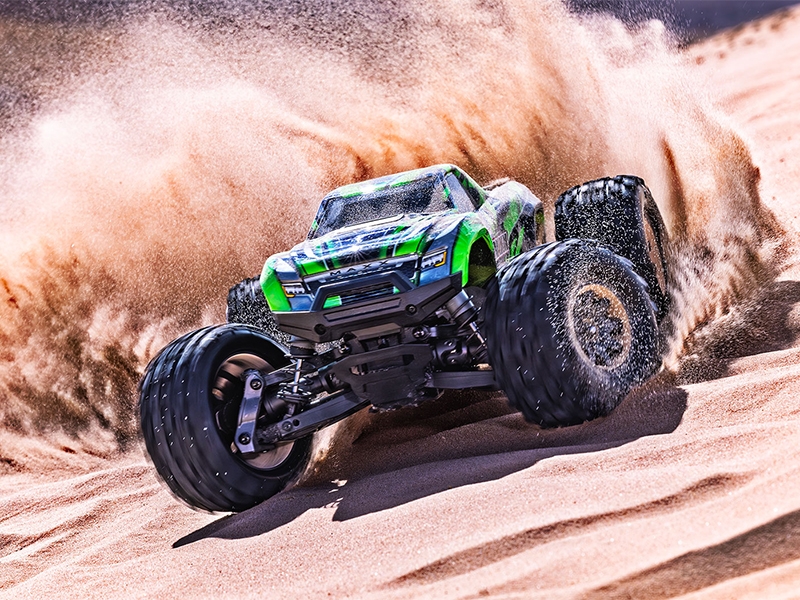 Traxxas Mini Maxx BL-2S - Green TRX107154-1-GRN