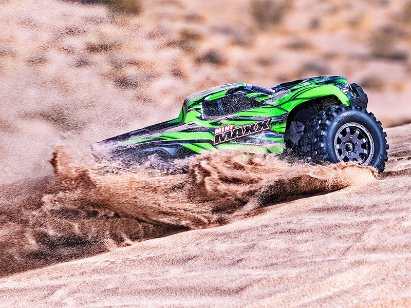 Traxxas Mini Maxx BL-2S - Green TRX107154-1-GRN