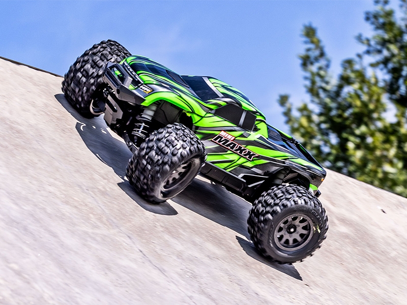 Traxxas Mini Maxx BL-2S - Green TRX107154-1-GRN