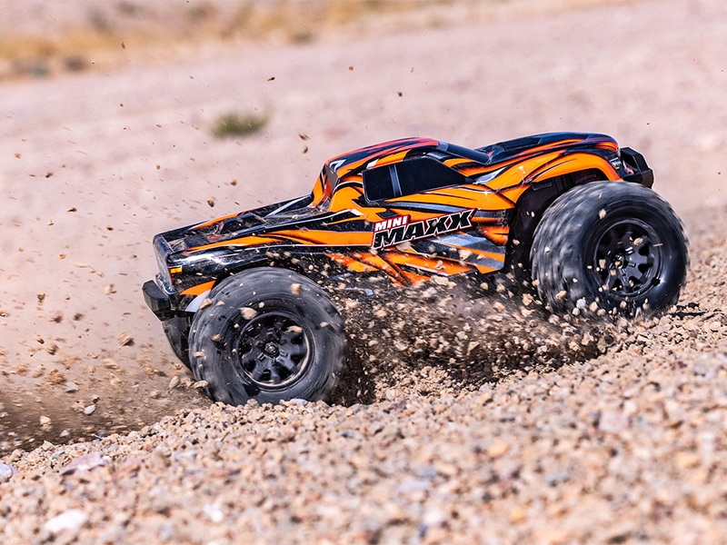 Traxxas Mini Maxx BL-2S - Orange TRX107154-1-ORNG