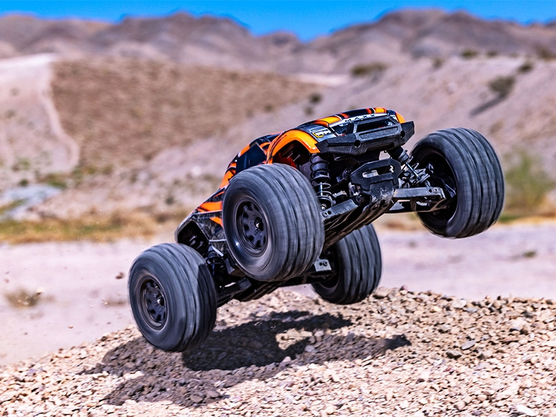 Traxxas Mini Maxx BL-2S - Orange TRX107154-1-ORNG