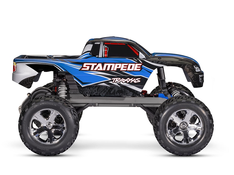 Traxxas Stampede 1:10 2WD RTR Monster Truck XL-5 with Battery and USB Charger - Blue TRX36054-8-BLUE