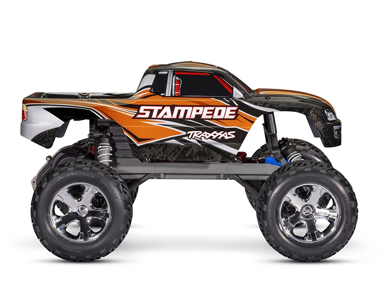 Traxxas Stampede 1:10 2WD RTR Monster Truck XL-5 with Battery and USB Charger - Orange TRX36054-8-ORNG