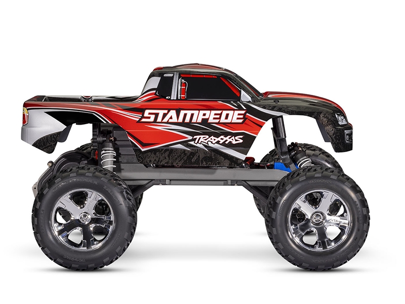 Traxxas Stampede 1:10 2WD RTR Monster Truck XL-5 with Battery and USB Charger - Red TRX36054-8-RED