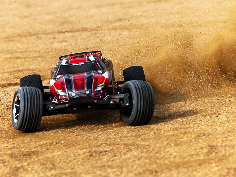 Traxxas Rustler 1:10 2WD Stadium Truck XL-5 with Battery and USB Charger - Red TRX37054-8-RED