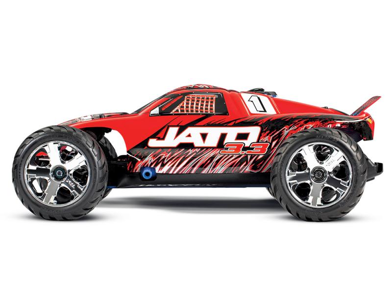 Traxxas Jato 3.3 2WD 2 Speed TQi, TSM - Red X TRX55077-3-REDX