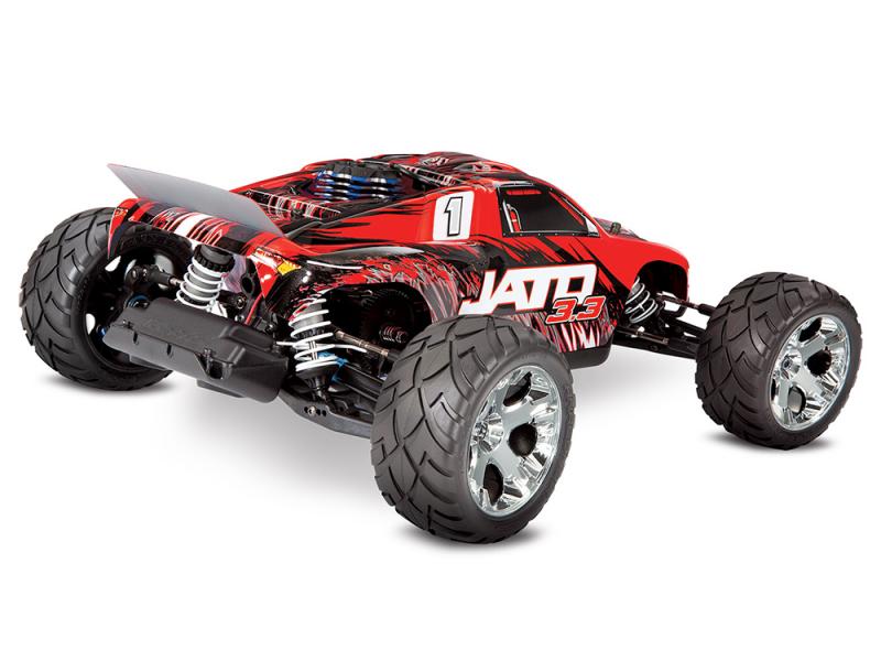 Traxxas Jato 3.3 2WD 2 Speed TQi, TSM - Red X TRX55077-3-REDX