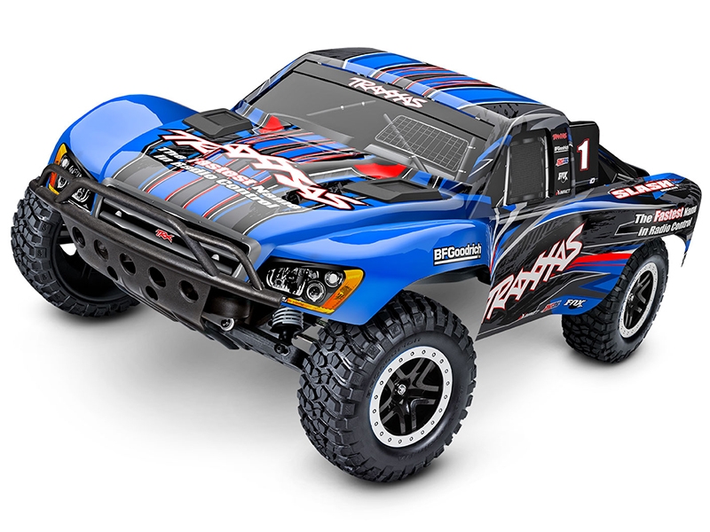 Traxxas Slash BL-2S 1:10 RTR Brushless SCT Short Course Truck - Blue TRX58134-4-BLUE