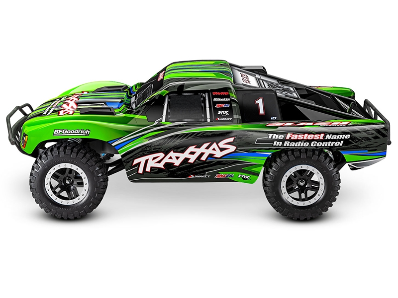 Traxxas Slash BL-2S 1:10 RTR Brushless SCT Short Course Truck - Green TRX58134-4-GRN