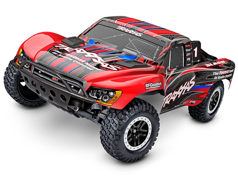 Traxxas Slash BL-2S 1:10 RTR Brushless SCT Short Course Truck - Red TRX58134-4-RED