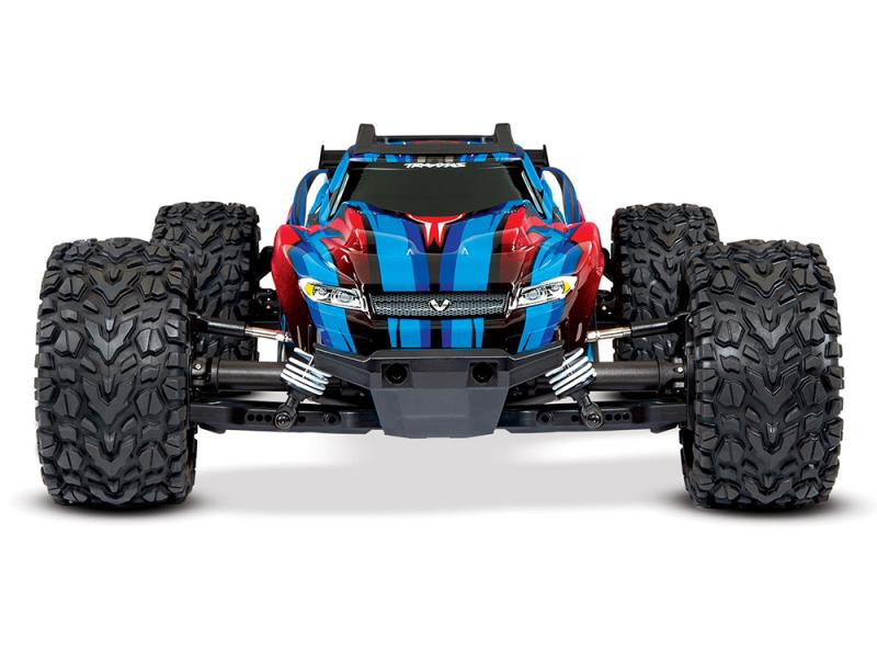 Traxxas Rustler 4x4 VXL - Blue TRX67076-4-BLUE