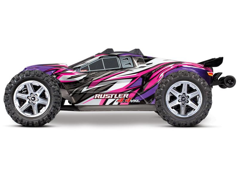 Traxxas Rustler 4x4 VXL - Pink TRX67076-4-PINK