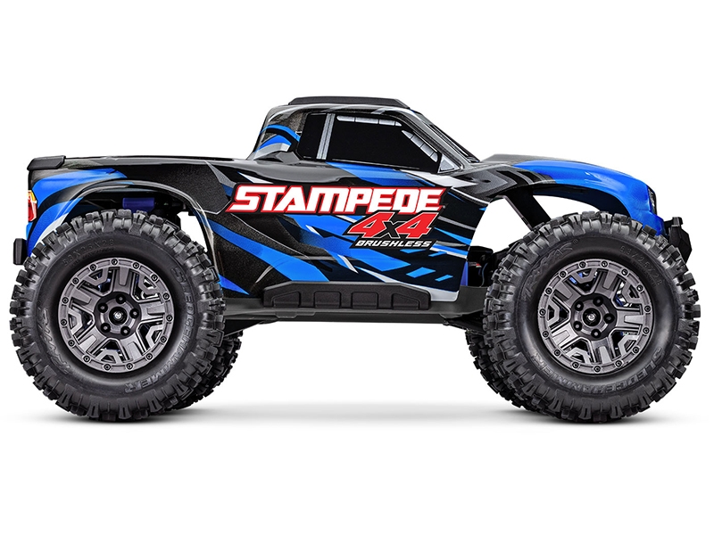 Traxxas Stampede 4X4 Brushless BL-2S RTR - Blue TRX67154-4-BLUE