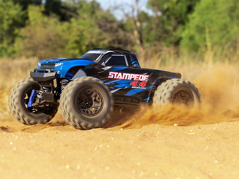 Traxxas Stampede 4X4 Brushless BL-2S RTR - Blue TRX67154-4-BLUE