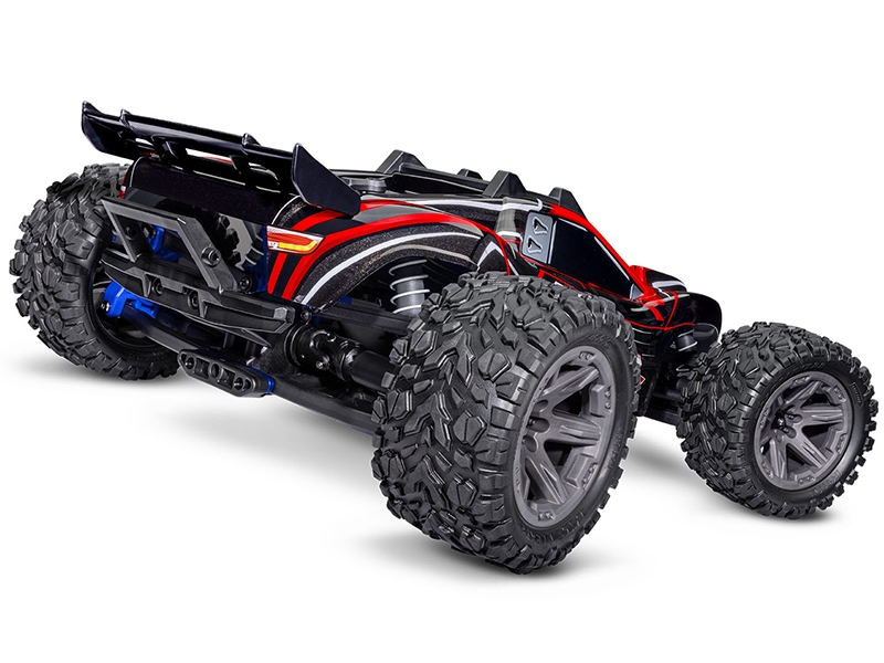 Traxxas Rustler 4x4 BL-2S 1:10 4WD RTR Brushless Stadium Truck - Red TRX67164-4-RED