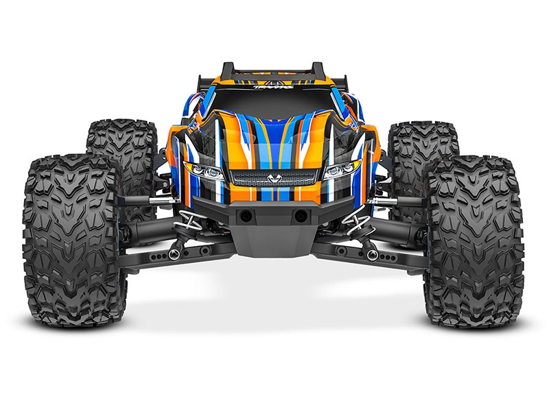 Traxxas Rustler 4X4 HD VXL 1:10 4WD RTR Brushless Electric Short Course Truck - Orange TRX67376-4-ORNG