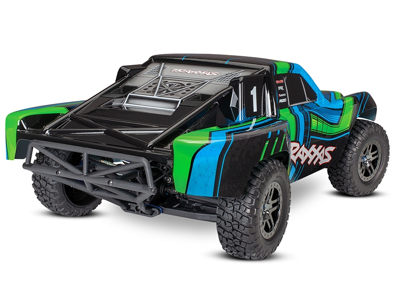 Traxxas Slash Ultimate 4x4 VXL 1:10 4WD Brushless Short Course Truck - Green TRX68277-4-GRN