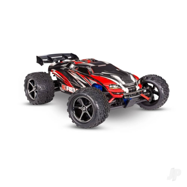 Traxxas E-Revo 1:16 4x4 XL-2.5 Titan 550 with Battery and USB Charger - Red TRX71054-8-RED